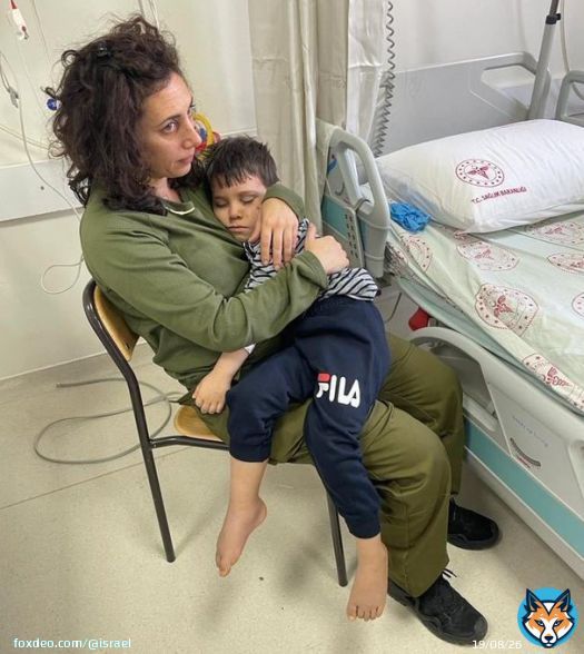 4 yr old Aras and his mother were rescued following the earthquake in Turkiye. They were treated in different hospitals.  Yosefit Moshe, a critical care nurse from Schneider Hospital  & member of Israel&rsquo;s humanitarian mission, treated Aras.She held him until he fell asleep