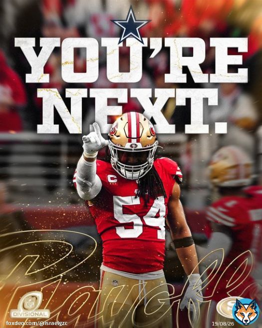 Esto es lo que est&aacute;bamos esperando, #49ers vs #Cowboys. Vamos #SanFrancisco por una victoria m&aacute;s.