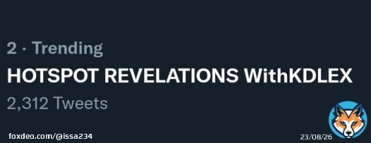 Number two na  HOTSPOT REVELATIONS WithKDLEX