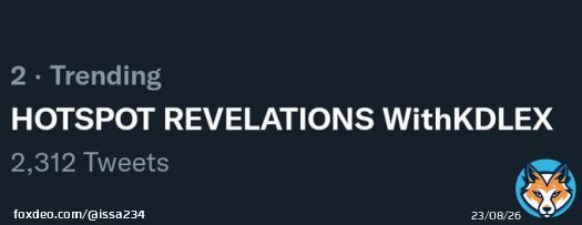 Number two na  HOTSPOT REVELATIONS WithKDLEX