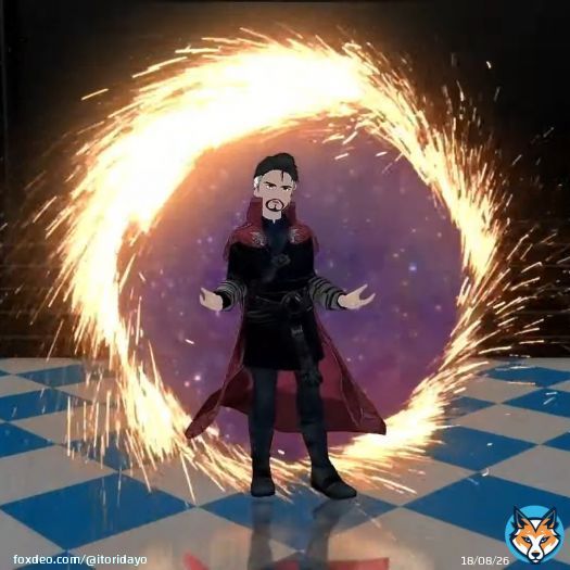 OMGGGG Dr. Strange did appear!!!  \ud83d\ude31 #ドクターストレンジ  #ホロストレンジ