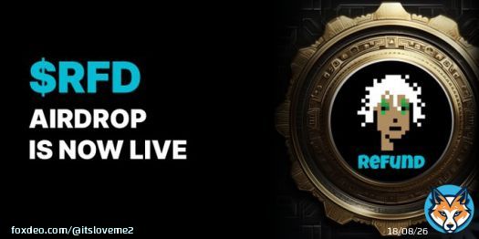 The #REFUND airdrop is LIVE!    With a $450,000 $RFD pool launched at    $QNT $RNDR $MONG #PEPEBURN $APE $COPIUM #Uniswap $PSYOP $PEPE #SAFEMOON #PEPE #PSYOP #Crypto #Binance #EVERMOON $RON $ETH $BEN $MATIC $CAPO $WAGMI $VRA $OXBT NFTs Avax BRC-20 $B