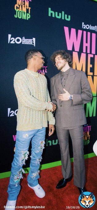 &lsquo;White Men Can&rsquo;t Jump&rsquo; out NOW on @hulu   Watch it so you can see why @jackharlow looks at me like this