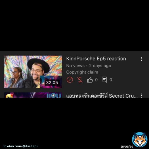 Also to those asking where my #KinnPorscheEP5 reaction is&hellip;it&rsquo;s doing time in @beoncloud_th jail at the moment waiting on it&rsquo;s one phone call  . Hoping it gets out before the new ep on Saturdaypray for her lol