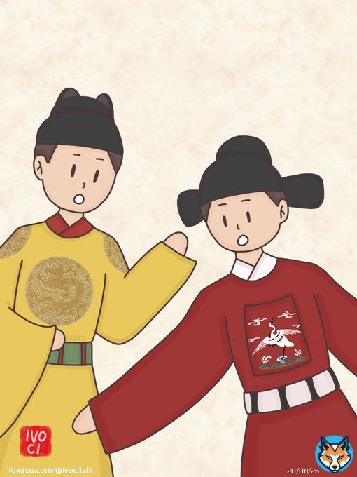 Ming Dynasty Hat, Futou 幞头 & Wu Sha Mao 乌纱帽  Ming dynasty futou&rsquo;s wings became shorter with time and some of these futou became less than forty centimeters.  More:   #Hanfu #漢服 #digitalart #procreate #painting #art #TraditionalDress #绘画 #汉服