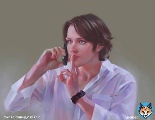 Fabric study. #jaredpadalecki from #newyorkminute  . #fanart