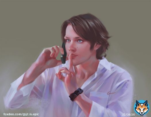 Fabric study. #jaredpadalecki from #newyorkminute  . #fanart