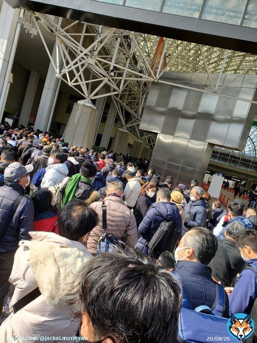 ランナー受付でこの行列は意味わからん #大阪マラソン