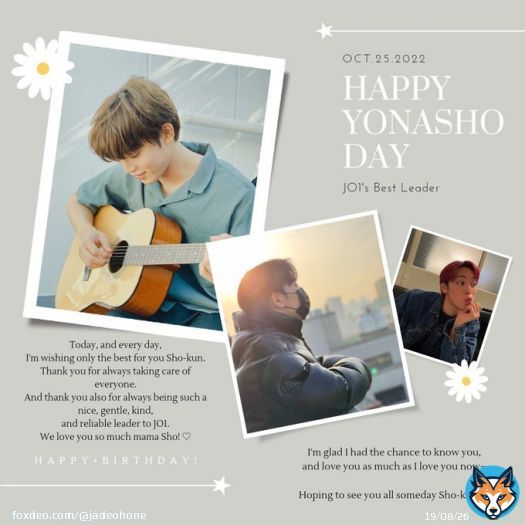 Cheers to a day as special as you!! Happy Happy Birthday Sho-kun!! Love you!   #HappyShoDay #與那城奨 #與那城奨を沖縄から世界へ #奨くんに届け_たくさんのおめでとう #JO1 @official_jo1