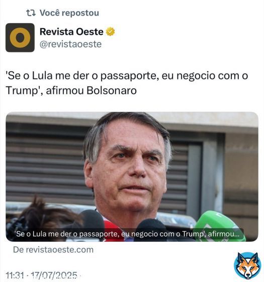 - Jair Bolsonaro teve seu passaporte apreendido pela Polícia Federal em uma operação de busca e apreensão absolutamente arbitrária, supostamente motivada por uma investigação sobre seu cartão de vacinação. - Mesmo sem crime, sem condenação e sem ameaça concreta à ordem pública,Show more