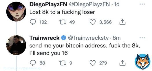 Trainwreck is sending the Fortnite kid who got screwed over by getting griefed on LAN double the amount he would&rsquo;ve won with $16,000&hellip;   W