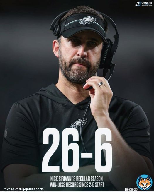 Nick Sirianni and the #Eagles have been on an absolute tear after the 2-5 start to the 2021 season.  #FlyEaglesFly