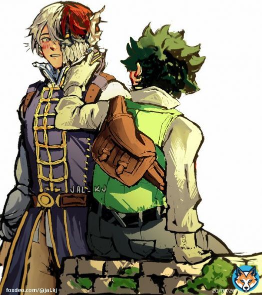 ' with or without the mask , you're still beautiful to me. ' #tododeku #mha