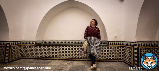 You've heard of Elf on the Shelf, now get ready for... Sam in the hammam.  - Oudayas Museum, Rabat