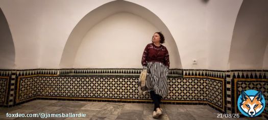 You've heard of Elf on the Shelf, now get ready for... Sam in the hammam.  - Oudayas Museum, Rabat