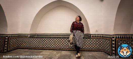You've heard of Elf on the Shelf, now get ready for... Sam in the hammam.  - Oudayas Museum, Rabat