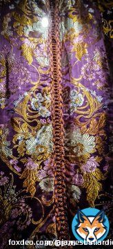 Brocade close up.  - Oudayas Museum, Rabat