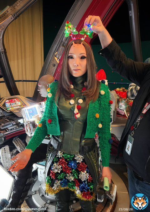 Thanks to the early reviews loving the #GuardiansoftheGalaxyHolidaySpecial. I&rsquo;m especially grateful for all the raves about @PomKlementieff&rsquo;s performance as Mantis. This is Mantis&rsquo; true debut as her full-fledged self in the MCU, outof the background & out of the shadow of Ego.