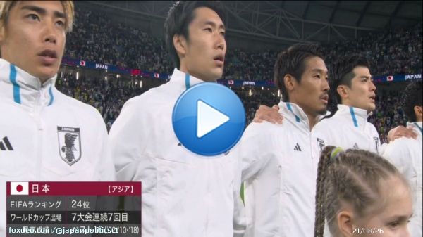 日本対クロアチア 今日も森保監督は君が代を熱唱！！！ 外国人監督だとこのシーン観れませんからね #ワールドカップ
