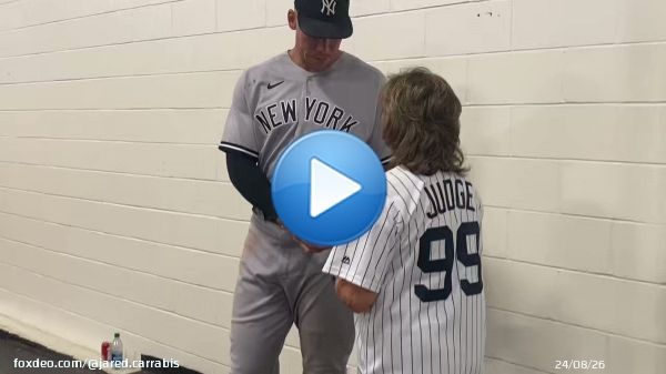 Aaron Judge gave the 61 ball to his mom. Quite literally impossible to not like the guy.