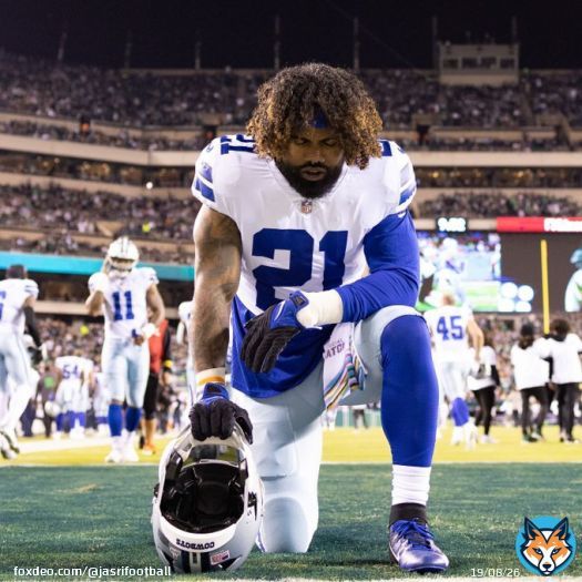 Ezekiel Elliott had an amazing tenure with the #Cowboys:   - 10,598 total yards - 72 total touchdowns - 80.2 yards per game - 2x Rushing Title - 3x Pro Bowler - 1x All-Pro  In 2016, Zeke and Dak came to Dallas and rejuvenated a Cowboys franchise and fanbase that needed hope.