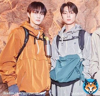 jungwon and jay for Kolon Sport