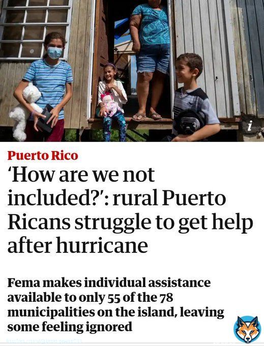The US response has always been a sad joke, but seriously FEMA?