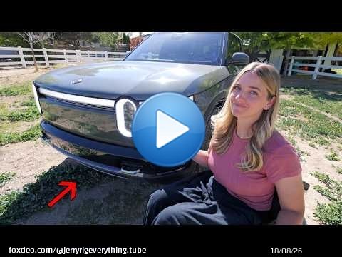 Her Tesla should be very nervous... Rivian R2 First Drive!
