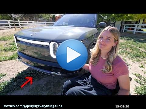 Her Tesla should be very nervous... Rivian R2 First Drive!