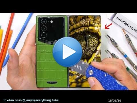 This 'Ultra Luxury' Folding phone costs $9000