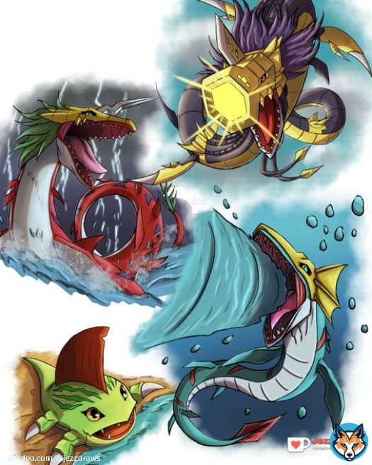 Whats your favorite evolution line?  #digimon #digitalart #ArtistOnTwitter