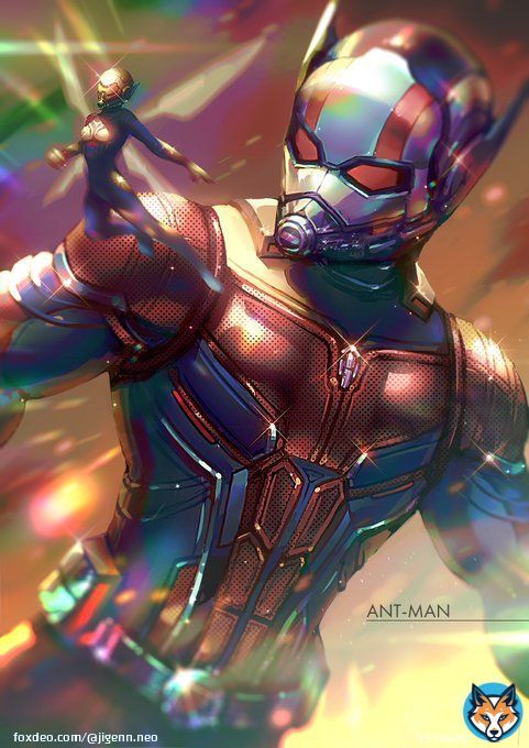 #アントマン 公開おめでとうございます！ 2019年に描いたアントマン&ワスプをちょいと加筆でお祝い&hellip;！ #AntManAndTheWaspQuantumania