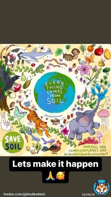 This magical soil which is the mother to all life and its wonderful creations - its time we pay attention to it #Oscars2023 #OscarNominations2023 #WeLoveBuild #OscarNoms #Golden24thWithLucas #WWERaw #buildjakapansupport #LUCAS #Oscars #Savesoil #ConsciousPlanet