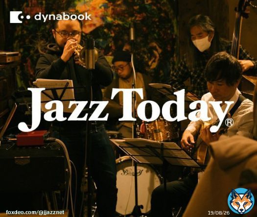 ライブシリーズ「Jazz Today」更新 今回は #横山和明 (d)　#佐瀬悠輔 (tp) #馬場孝喜 (g)　#米木康志 (b) のカルテットライブ @ 下北沢「No Room For Squares」@NoroomforS 静かで静謐な音世界。 他では聴くことができない極上のライブ体験を是非。 #ジャズ  #dynabook