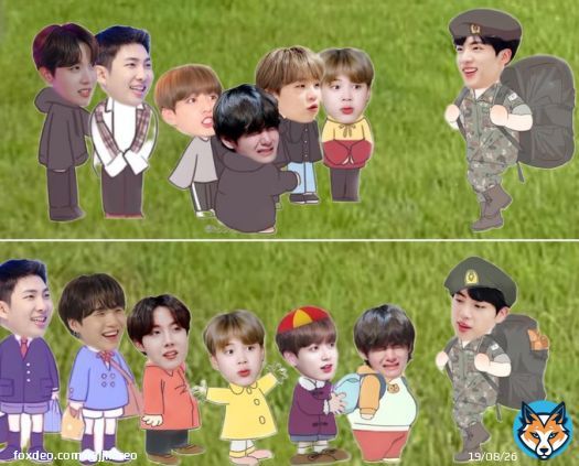 NOOO, WHO DID THIS NOW .    #farewelljin #WeLoveJin #wewillwaitforyoujin