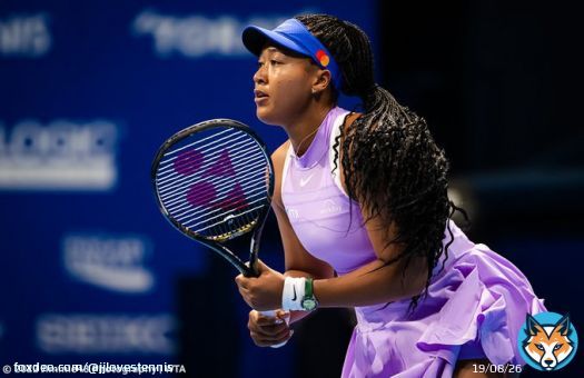 That hair, tho!   @naomiosaka in action in Tokyo.