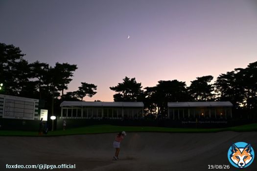 #日本女子オープン｜#Round2  月が輝く、黄昏時の空の下で  #JLPGA