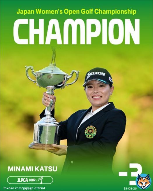 #日本女子オープン  ／ #Champion #勝みなみ (@Minami_Katsu_32) ＼  #JLPGA