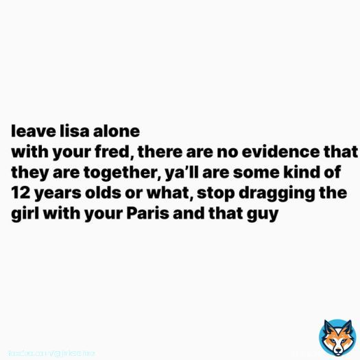 leave her alone #freelisa #LISA #blackpink