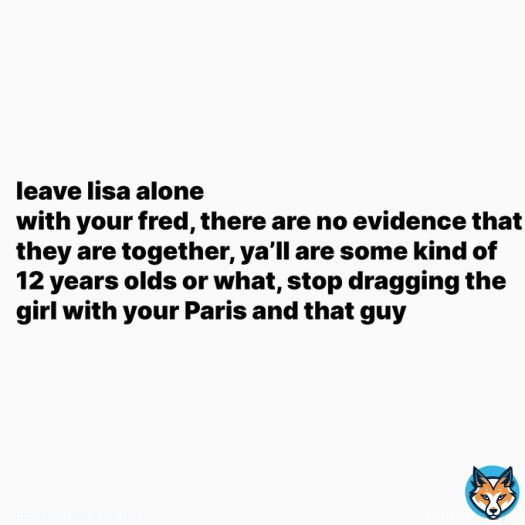 leave her alone #freelisa #LISA #blackpink
