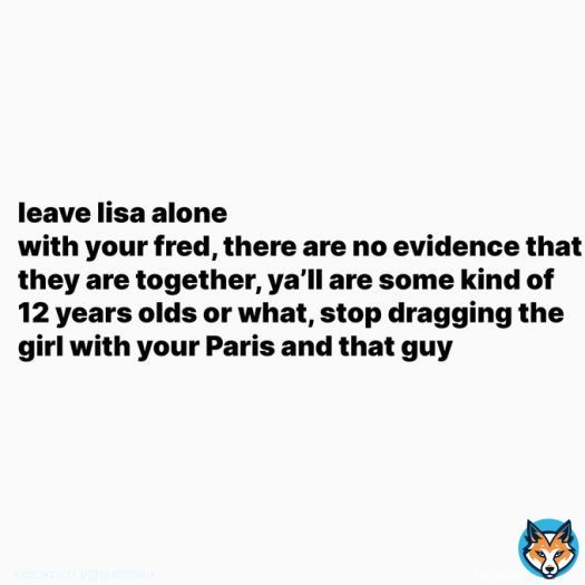 leave her alone #freelisa #LISA #blackpink