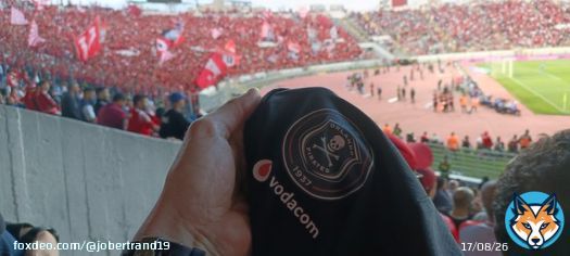 Guess who's representing at a Wydad game tonight?  #OnceAlways  #OrlandoPirates