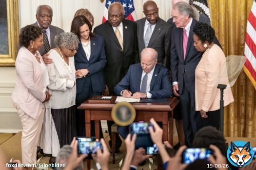 Making Juneteenth a federal holiday wasn&rsquo;t just a symbolic gesture. It was a statement of fact for this country to acknowledge the original sin of slavery.  To honor the true meaning of Juneteenth, we are continuing the charge forward to redeemthe soul of America.