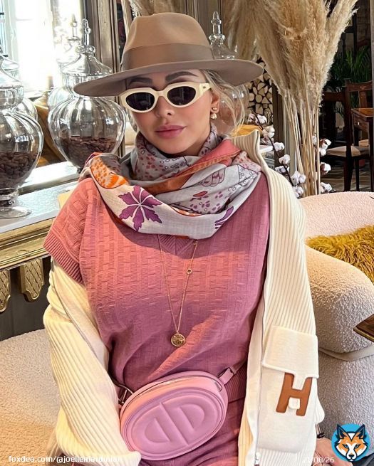 Don&rsquo;t tell me you don&rsquo;t like PINK \ud83d\udc96#pink #lovepink #love #beauty #hermes #htt #megeve #ski #snow #frozen @lesoleildormegeve #joellemardinian