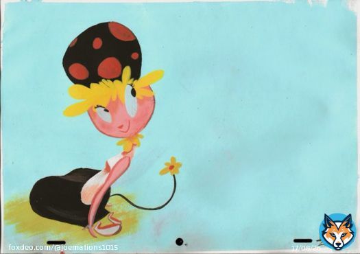 flowerish girl, acrylic painting