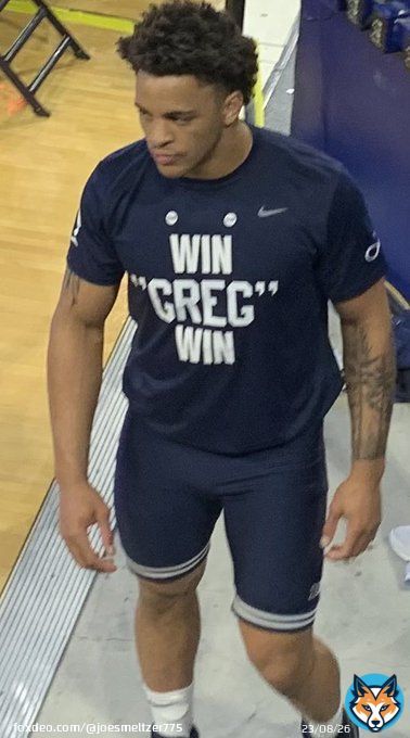 The award for &ldquo;most badass shirt in the 2023 Big Ten Tournament&rdquo; goes to Penn State heavyweight Greg Kerkvliet.