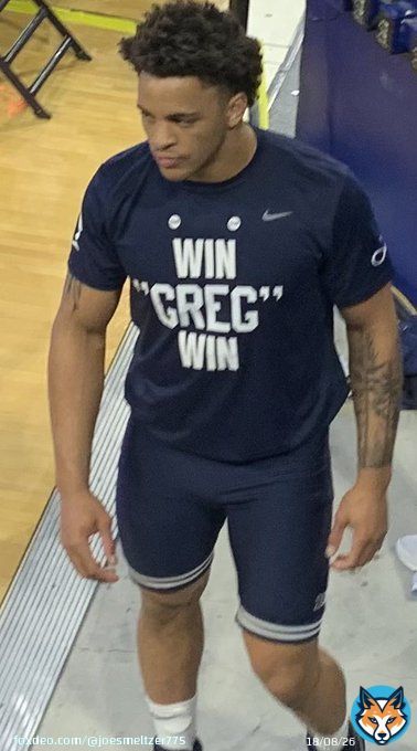 The award for &ldquo;most badass shirt in the 2023 Big Ten Tournament&rdquo; goes to Penn State heavyweight Greg Kerkvliet.