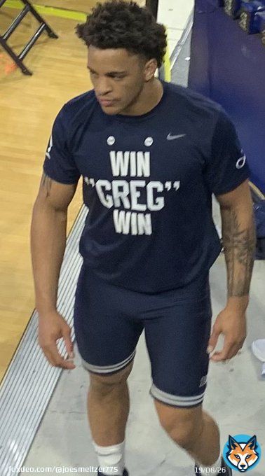 The award for &ldquo;most badass shirt in the 2023 Big Ten Tournament&rdquo; goes to Penn State heavyweight Greg Kerkvliet.