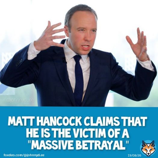 Some people have some nerve, don't they?!   #MattHancock #CovidKiller #TheLockdownFiles #ToryHypocrisy  #ToryCorruption  #ToryCriminals #ToryTraitors #ToriesDevoidOfShame #ToriesLiedPeopleDied #ToriesCostLives