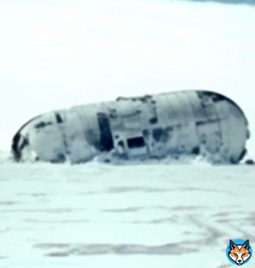 Marc Anthony @MarcAnthony010866 on   QAnon Patriots  The first photo of the UFO shot down by American fighter jet over Alaska and clearly not a balloon.  Join @CBKNEWS  Future Technology and Photos are 1950's Grade Clarity